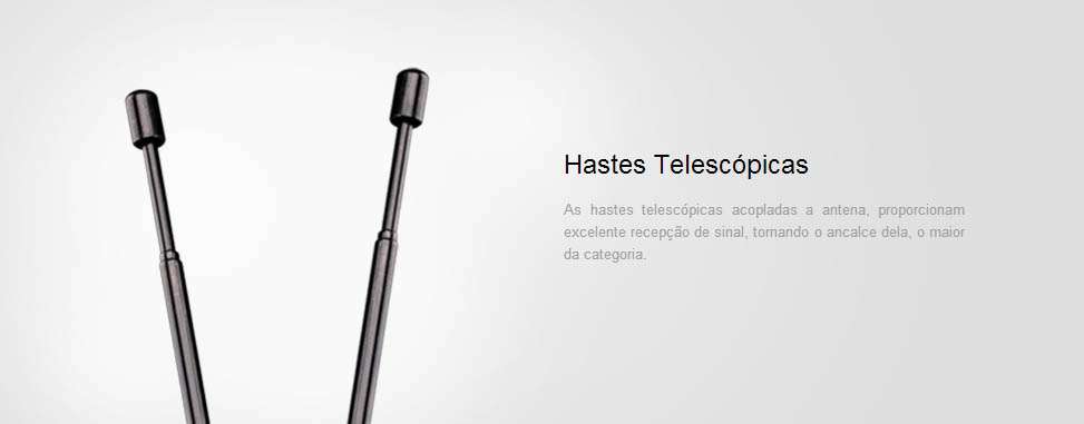 Antena para TV Digital Aquário - Uso interno - HDT